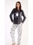 Kadın Welsoft Uzun Kol Füme Pijama Takımı C3T0N4O065 1