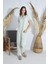 Kadın Kısa Kol Önden Düğmeli Su Yeşili Pijama Takım C6T2N951 4