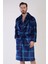 Erkek Şal Yaka Welsoft İndigo Sabahlık C3T1N0O084 2