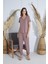 Kadın Kısa Kol Vizon Pijama Takım C0T1N951 3