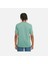 Front Graphic Erkek Turkuaz Yuvarlak Yaka Tişört 3