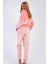 Kadın Welsoft Uzun Kol Pembe Pijama Takımı C3T0N4O030 4