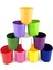 Katı Plastik Sukulent Saksısı 20 Adet Koyu Mor (8.5 Cm) 1