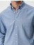 Slim Fit Gömlek Klasik Yaka Uzun Kollu Düğmeli 5
