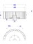 Çap 200 Boy 60 Delik 24 mm Sol Yön Radyal Fan Pervanesi 2