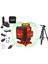 KBL35GTP Şarjlı 4X360⁰ Otomatik Hizalamalı Yeşil Çapraz Çizgi Lazer Distomat + Uzaktan Kumanda + Tripod 1