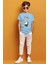 Coffee Yazılı Kahve Içen Ayıcık Baskılı Erkek Çocuk T-Shirt 5