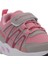 ELIPS Unisex Çocuk Sneaker Koşu & Yürüyüş Ayakkabısı Gri / Pembe 4