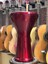Döküm Boyalı Darbuka/Çömlek Kırmızı Kod 3025K 1