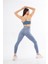 Kalçası Büzgülü Premium Fitilli Ekstra Push Up Yüksek Bel Esnek Ve Toparlayıcı Spor Tayt 3