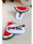 Karpuz Işlemeli Saç Aksesuarı / Çocuk Bebek Çıtçıtlı Saç Tokası 2 Li Set 4