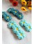 Çıtçıtlı Saç Tokası Anne & Kız Çocuk Bebek Seti 4 Lü Set Yeşil Turkuaz 2
