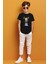 Cool Yazılı Kulaklık Takan Bear Baskılı Erkek Çocuk T-Shirt 5
