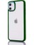 iPhone 12 - 12 Pro 6.1inç Kılıf Parlak Renkli Çerçeveli Ultra Lüx Tpu Silikon Kılıf 1