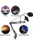USB Akış Podcast Pc Mikrofon Profesyonel Stüdyo Kardioid Kondenser Mikrofon Seti Ses Kartı ile Boom Kolu Şok Dağı Filtresi, Skype Youtuber Karaoke Oyun Kaydı Için (Yurt Dışından) 5