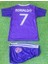 Ronaldo Nostalji Mor Renk Real Çocuk Şortlu Çoraplı T-Shirt 1