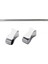 Krom 80 cm Boru ve Bağlantı Takımları 1