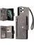 Iphone 11 Için Kılıf Pro Max Fermuar Cüzdan Kapak Kart Tutucu ile El Kayışı (Yurt Dışından) 1
