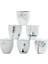 6 Adet Geleneksel Seramik Çay Bardağı El Boyalı 6 Bardak Çin Kung Fu Kupası Porselen Çay Bardağı Setleri Drinkware 150ML | Teacups (Farklı Bardaklar) (Yurt Dışından) 1