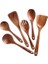 6 Adet Teak Ahşap Kaşık Masif Ahşap Spatula Mutfak Pişirme Ahşap Spatula Pişirme Spatula Set Ahşap Scoop Sofra Takımı | Pişirme Aracı Setleri (Yurt Dışından) 1