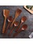 6 Adet Teak Ahşap Kaşık Masif Ahşap Spatula Mutfak Pişirme Ahşap Spatula Pişirme Spatula Set Ahşap Scoop Sofra Takımı | Pişirme Aracı Setleri (Yurt Dışından) 2