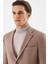 Vizon Desenli Mono Yaka Astarlı Çift Yırtmaç 6 Drop Slim Fit Dar Kesim Klasik Ceket 1002240150 5
