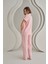 Pembe Muslin Önden Düğmeli Pijama Takımı 3
