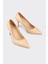 Naturel Deri Kadın Stiletto 2