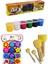 Rich Funny Kids 25 ml Parmak Boyası Eva Baskı Set 4'lü Set 1