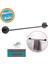 Vidalı Askılık Havluluk Sağlam Askı Metal Siyah Bez Havlu Asma Askısı Aparatı 42 cm Banyo Lavabo 1