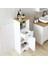 Banyo Dolabı Mdf 107 x 35 cm Çekmeceli Banyo Boy Dolabı Mat Beyaz 2