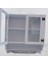 Hobi Adn 90351 Model Dekoratif Terek Ecza Dolap Mdf Parlak Beyaz Lake El Yapım 3