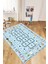 Sek Sek Desen Ingilizce Öğretici Eğitici Çocuk Odası Oyun Halısı, Çocuk-36-Mavi, 3
