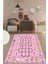 Sek Sek Desen Ingilizce Öğretici Eğitici Çocuk Odası Oyun Halısı, Çocuk-36-Pembe, 2