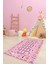 Sek Sek Desen Ingilizce Öğretici Eğitici Çocuk Odası Oyun Halısı, Çocuk-36-Pembe, 5