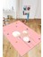 Dijital Baskılı Kaymaz Yıkanabilir Balon Yıldız Desenli Çocuk Odası Halısı, Çocuk-24-Pembe, 5