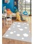 Dijital Baskılı Kaymaz Yıkanabilir Bulut Desenli Çocuk Odası Halısı, Çocuk-08-Gri, 5