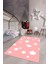 Dijital Baskılı Kaymaz Yıkanabilir Bulut Desenli Çocuk Odası Halısı, Çocuk-08-Pembe, 4