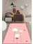 Dijital Baskılı Kaymaz Yıkanabilir Balon Yıldız Desenli Çocuk Odası Halısı, Çocuk-24-Pembe, 4