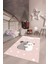 Dijital Baskılı Kaymaz Yıkanabilir Kuala Desenli Çocuk Odası Halısı, Çocuk-22-Pembe, 1