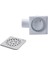 Yer Süzgeci Banyo Izgara Lavabo Pis Su Gideri Kapak Yandan Çıkışlı Yer Sifon Metal Plastik 50 mm 5