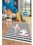 Dijital Baskılı Kaymaz Yıkanabilir Balerin Kız Desenli Çocuk Odası Halısı, Çocuk-09-Antrasit, 4