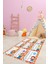 Çarpım Tablosu Temalı Yıkanabilir Eğitici Çocuk Odası Oyun Halısı, Çocuk-45-Turuncu, 3