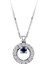 Safir ve Pırlanta Taşlı Kolye 0404P0139 1