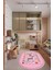Ingilizce Harf ve Hayvan Temalı Eğitici Oval Çocuk Odası Oyun Halısı, O-Çocuk-44-Pembe, 1