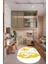 Dijital Baskılı Kaymaz Yıkanabilir Sevimli Ayıcık Desen Oval Çocuk Odası Halısı, O-Çocuk-34-Sarı, 3