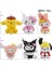 Sanrio Kawaii Kuromi Hello Kitty My Melody 6lı Figür Mini Sevimli Kaliteli Masa Üstü Hediyelik 2