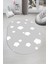 Dijital Baskılı Kaymaz Yıkanabilir Bulut Desenli Oval Çocuk Odası Halısı, O-Çocuk-08-Gri, 5