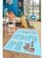 Dijital Baskılı Kaymaz Yıkanabilir Çarpım Tablosu Desenli Çocuk Odası Halısı, Çocuk-05-Mavi, 5