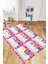 Çarpım Tablosu Temalı Yıkanabilir Eğitici Çocuk Odası Oyun Halısı, Çocuk-45-Pembe, 1